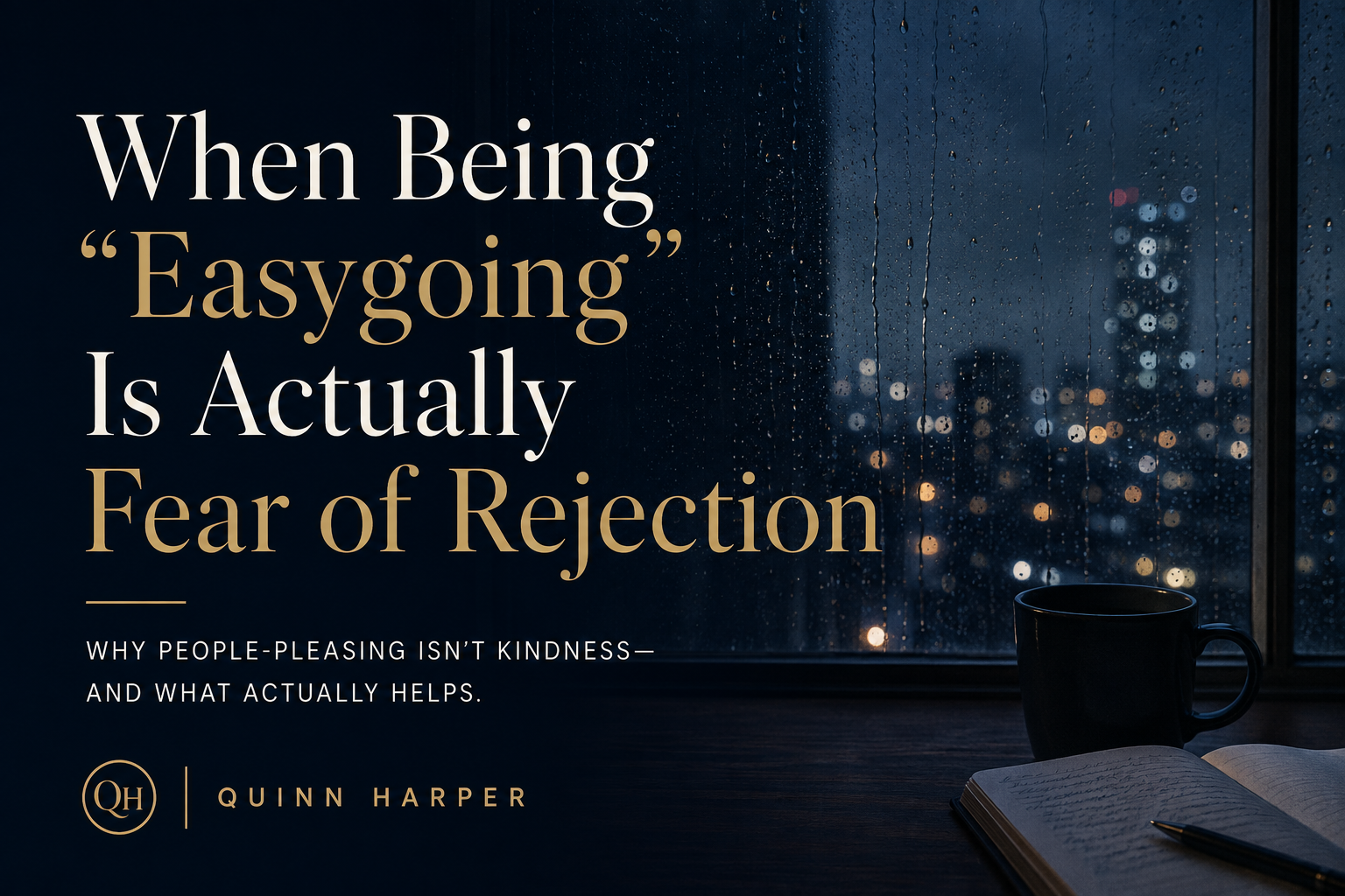 When Being “Easygoing” Is Actually Fear of Rejection